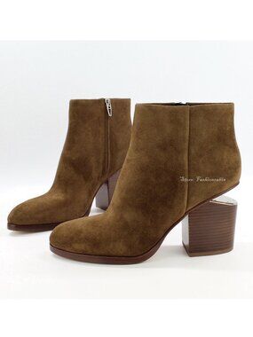 New ALEXANDER WANG Icon Gabi Suede Ankle Boots
